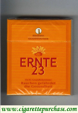 Ernte 23 25s cigarettes hard box